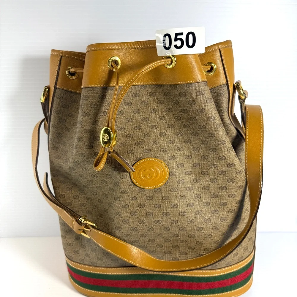 Gucci Ophidia Vintage Drawstring Bucket Shoulder Bag - Picture 11 of 11